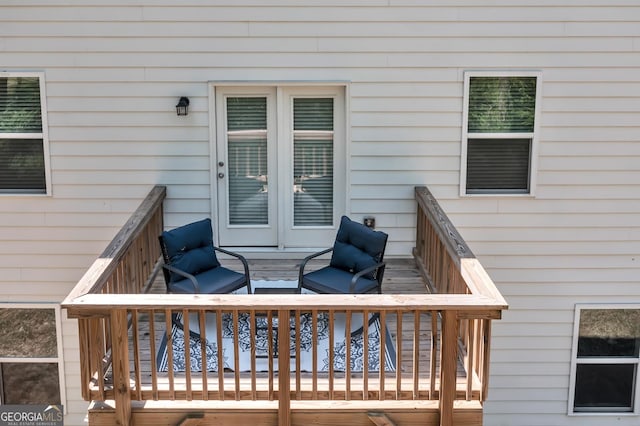 289 Pond Ct, Hoschton, GA 30548 - wooden deck featuring outdoor lounge area