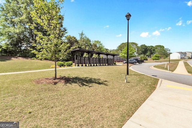 289 Pond Ct, Hoschton, GA 30548 - view of property's community featuring mail area and a lawn