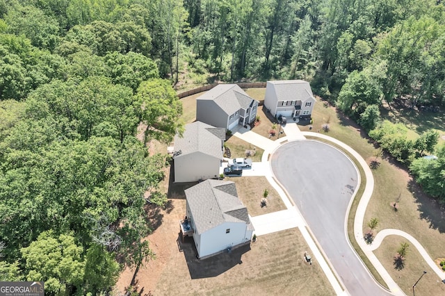 289 Pond Ct, Hoschton, GA 30548 - aerial view of a heavily wooded area
