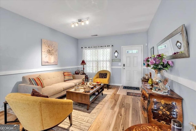 2205 Hoskin Ct NW Unit 9, Kennesaw, GA 30144 - living room featuring light wood-type flooring