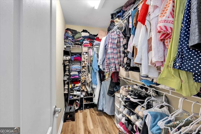 2205 Hoskin Ct NW Unit 9, Kennesaw, GA 30144 - walk in closet with wood finished floors