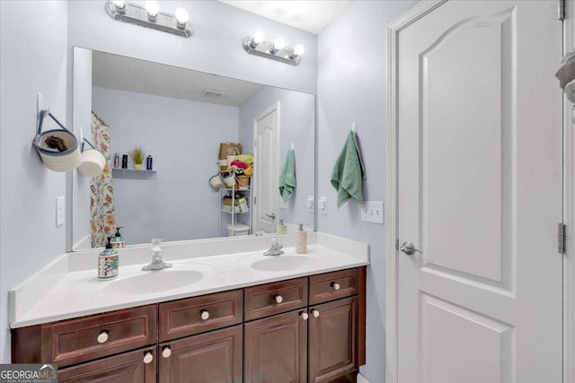 2205 Hoskin Ct NW Unit 9, Kennesaw, GA 30144 - bathroom with double vanity