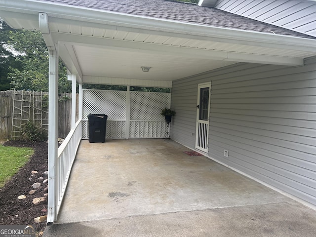 21 Cannon Cir NW, Cartersville, GA 30120 - view of patio / terrace with a carport