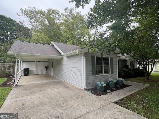 21 Cannon Cir NW, Cartersville, GA 30120 - view of home's exterior with concrete driveway and roof with shingles