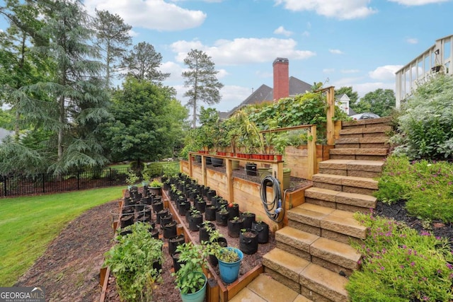 5535 Buck Hollow Dr, Alpharetta, GA 30005 - view of wooden terrace