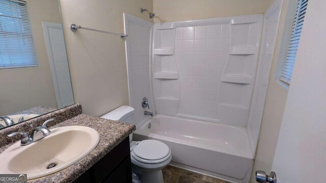 2168 Sara Ashley Way, Lithonia, GA 30058 - full bath featuring vanity and shower / tub combination