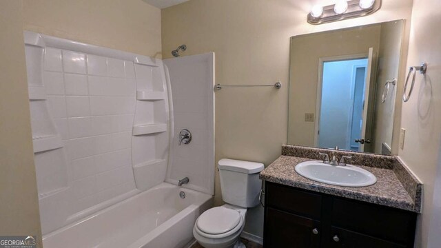 2168 Sara Ashley Way, Lithonia, GA 30058 - full bath featuring vanity and tub / shower combination