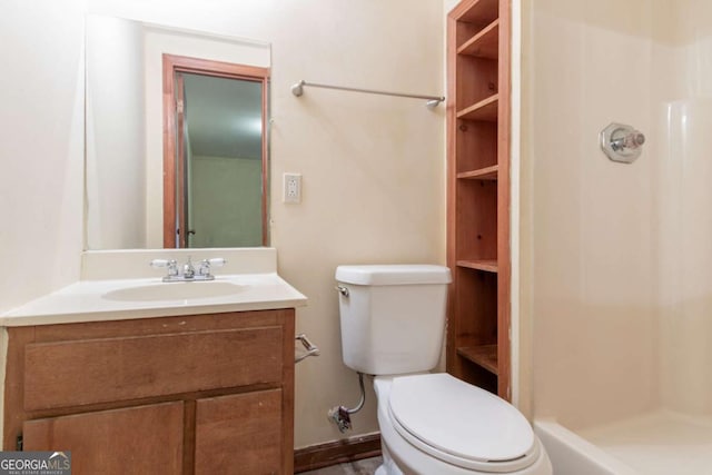 3440 Quinn Ridge Dr, Snellville, GA 30039 - bathroom with a shower stall and vanity
