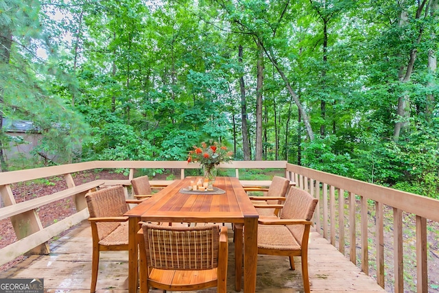 3440 Quinn Ridge Dr, Snellville, GA 30039 - wooden terrace featuring outdoor dining area