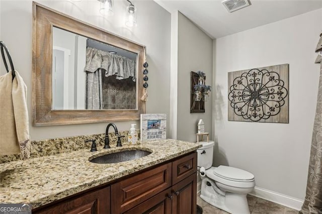 3665 Pennington Rd, Cumming, GA 30041 - bathroom with vanity and tile patterned flooring
