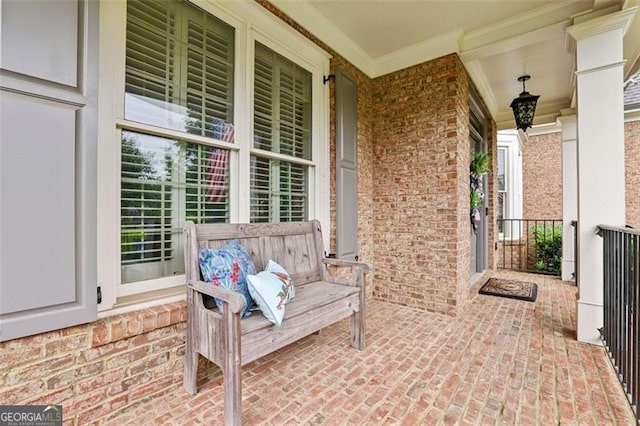 3665 Pennington Rd, Cumming, GA 30041 - view of covered porch