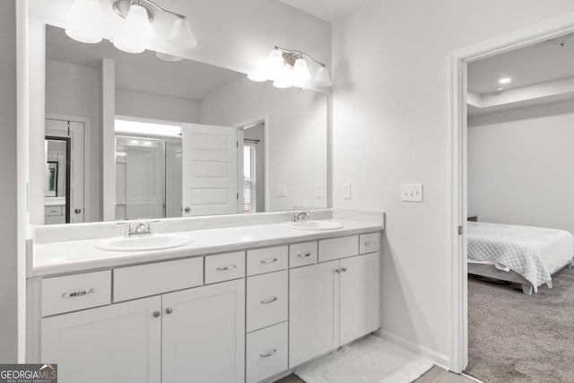187 Lyndhurst Dr, Bethlehem, GA 30620 - full bath with double vanity and connected bathroom