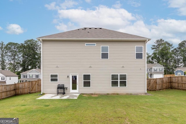 187 Lyndhurst Dr, Bethlehem, GA 30620 - back of house with a patio area and a fenced backyard