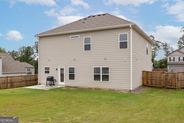187 Lyndhurst Dr, Bethlehem, GA 30620 - rear view of property with a patio area and a fenced backyard