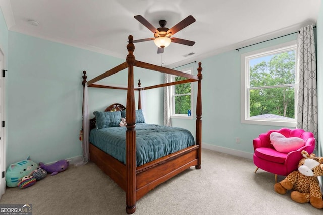 4847 Destitute Way, Gainesville, GA 30506 - carpeted bedroom featuring baseboards and a ceiling fan