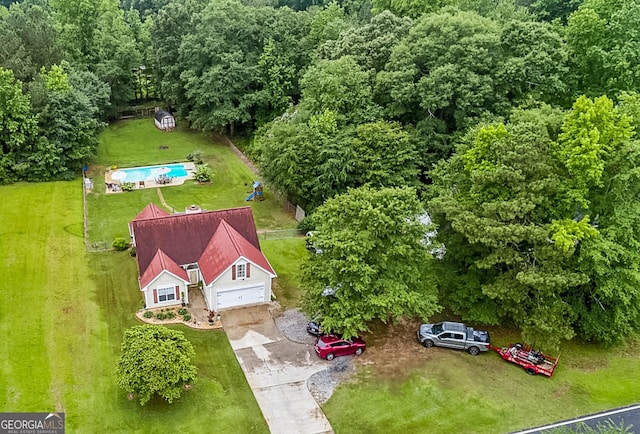 161 Mills Dr, Covington, GA 30016 - aerial view of property and surrounding area