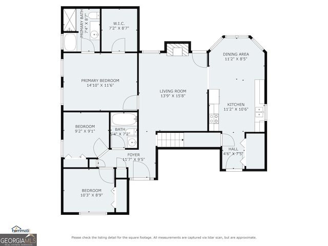 161 Mills Dr, Covington, GA 30016 - room layout