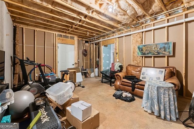 15 Baker St, Dahlonega, GA 30533 - view of unfinished below grade area