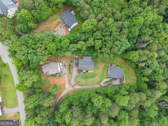 15 Baker St, Dahlonega, GA 30533 - aerial overview of property's location