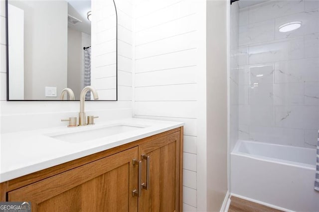 4806 Deer Chase, Powder Springs, GA 30127 - bathroom featuring vanity and shower / bathtub combination