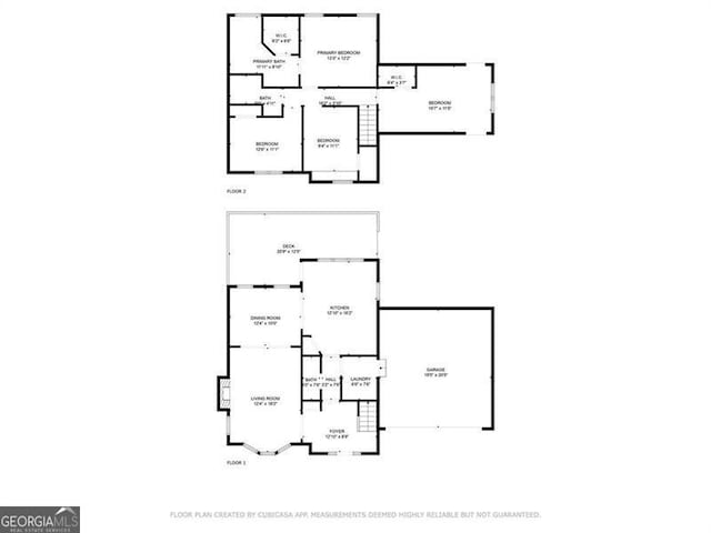 4806 Deer Chase, Powder Springs, GA 30127 - property floor plan