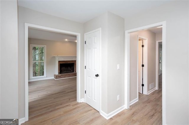 4806 Deer Chase, Powder Springs, GA 30127 - hall with light wood-style floors and baseboards