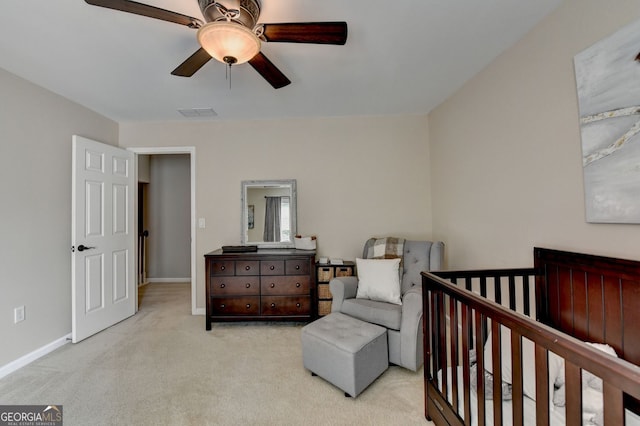 2633 Hanriva Ct, Dacula, GA 30019 - bedroom with carpet flooring and a ceiling fan