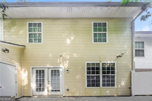 6073 Camden Forrest Dr, Riverdale, GA 30296 - back of property with french doors