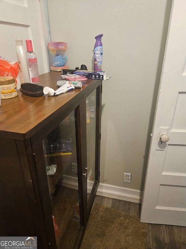 1912 Olive Rd, Augusta, GA 30906 - detailed view of wood finished floors and baseboards