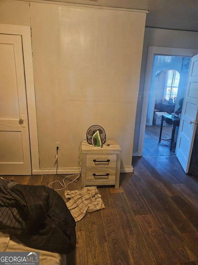 1912 Olive Rd, Augusta, GA 30906 - corridor with dark wood-type flooring and baseboards