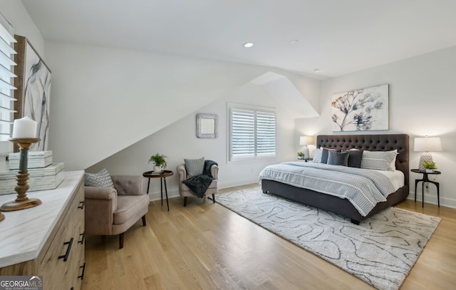 1168 Mclynn Ave NE, Atlanta, GA 30306 - bedroom featuring light wood finished floors, baseboards, and recessed lighting