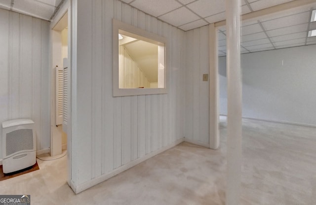 5507 Martina Way, Dunwoody, GA 30338 - corridor with a drop ceiling