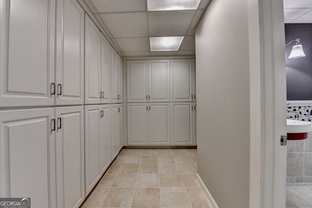 5507 Martina Way, Dunwoody, GA 30338 - corridor with light tile patterned flooring and baseboards