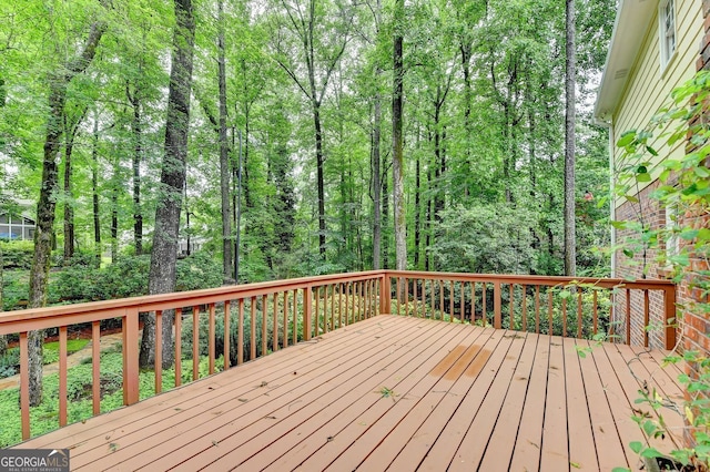5507 Martina Way, Dunwoody, GA 30338 - view of wooden terrace