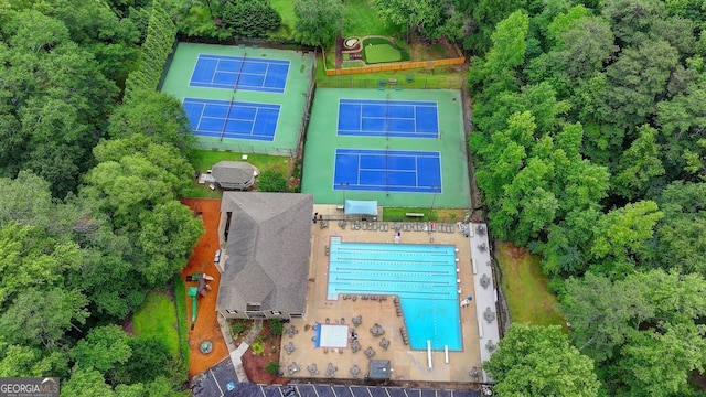 5507 Martina Way, Dunwoody, GA 30338 - bird's eye view