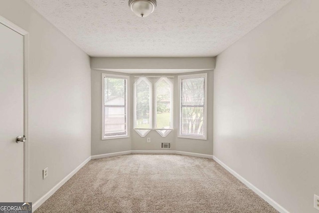 2218 Lowtrail Ct, Lithonia, GA 30058 - empty room with carpet flooring, a textured ceiling, and baseboards