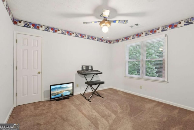 1369 Willowbrook Dr SW, Marietta, GA 30064 - empty room featuring carpet and ceiling fan