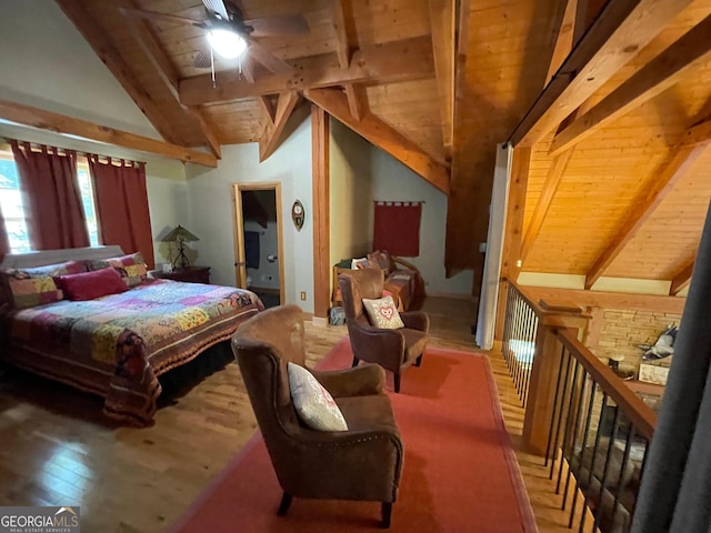 1361 Grayson Pointe Dr, Buckhead, GA 30625 - bedroom featuring wood-type flooring and wood ceiling