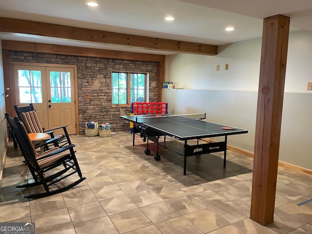 1361 Grayson Pointe Dr, Buckhead, GA 30625 - playroom featuring recessed lighting and baseboards