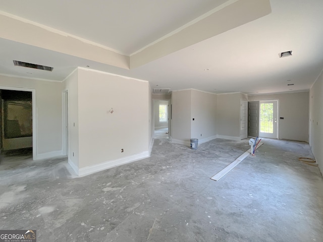 281 Gordon St, Statesboro, GA 30458 - empty room featuring ornamental molding and baseboards