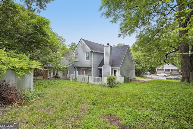 484 Culberson St SW, Atlanta, GA 30310 - rear view of house with a chimney