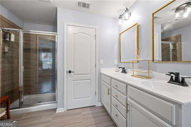 2069 Brightleaf Way Unit 123, Marietta, GA 30060 - full bathroom with double vanity and a stall shower