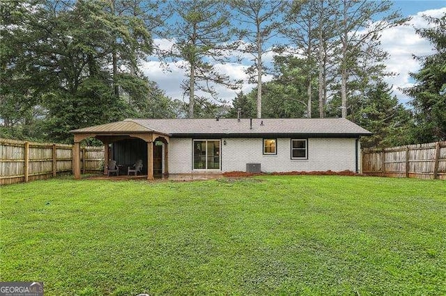 3351 Landrum Dr SE, Smyrna, GA 30082 - rear view of house featuring central AC