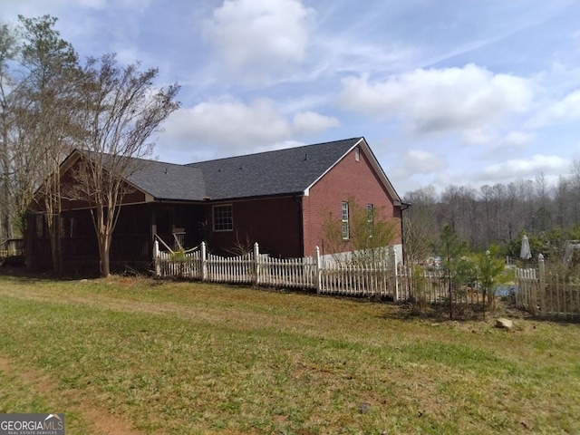 390 Burg Rd, Locust Grove, GA 30248 - back of property featuring brick siding