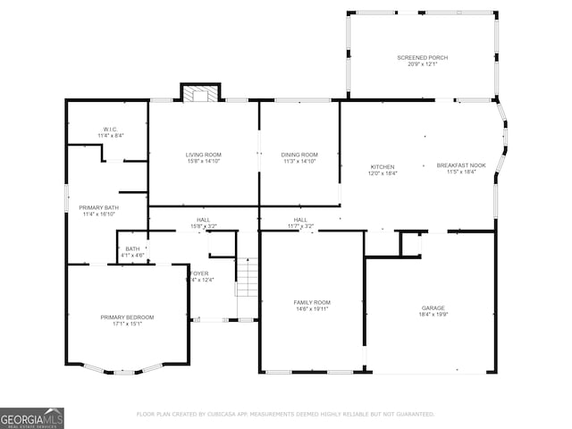 440 Carybell Ln, Alpharetta, GA 30004 - property floor plan
