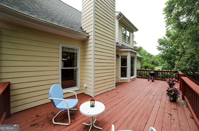 1010 Calls Creek Cir, Watkinsville, GA 30677 - view of wooden terrace