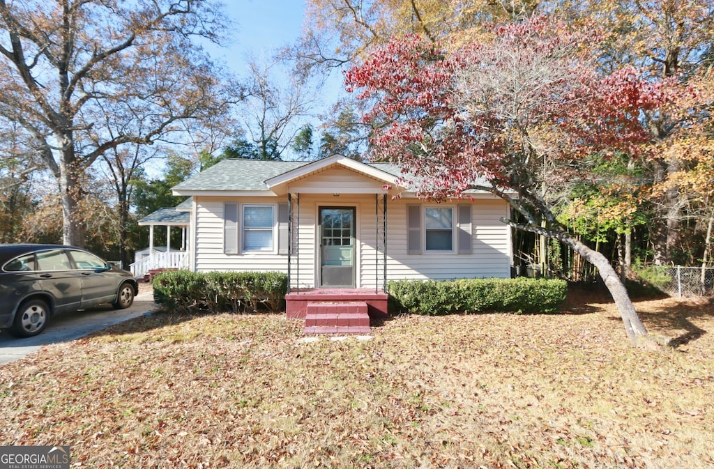 1271 Twin Pine Rd, Milledgeville, GA 31061 - view of front of home featuring a shingled roof