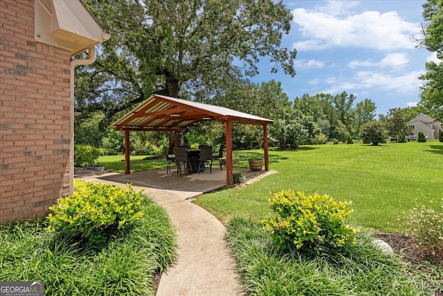 10 Wigwam Cir, Whitesburg, GA 30185 - view of home's community with a gazebo and a yard