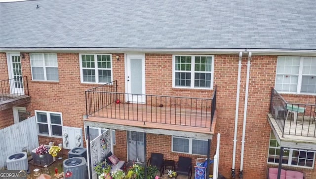 2165 Milledge Dr S Unit B6, Athens, GA 30605 - view of front of property with a balcony and brick siding