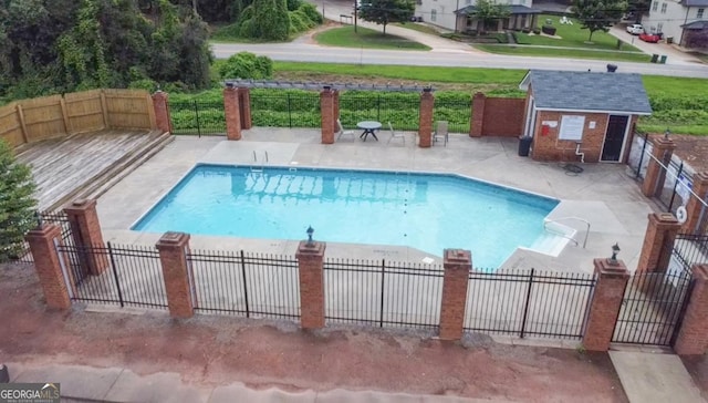 2165 Milledge Dr S Unit B6, Athens, GA 30605 - community pool with an outdoor structure and a patio
